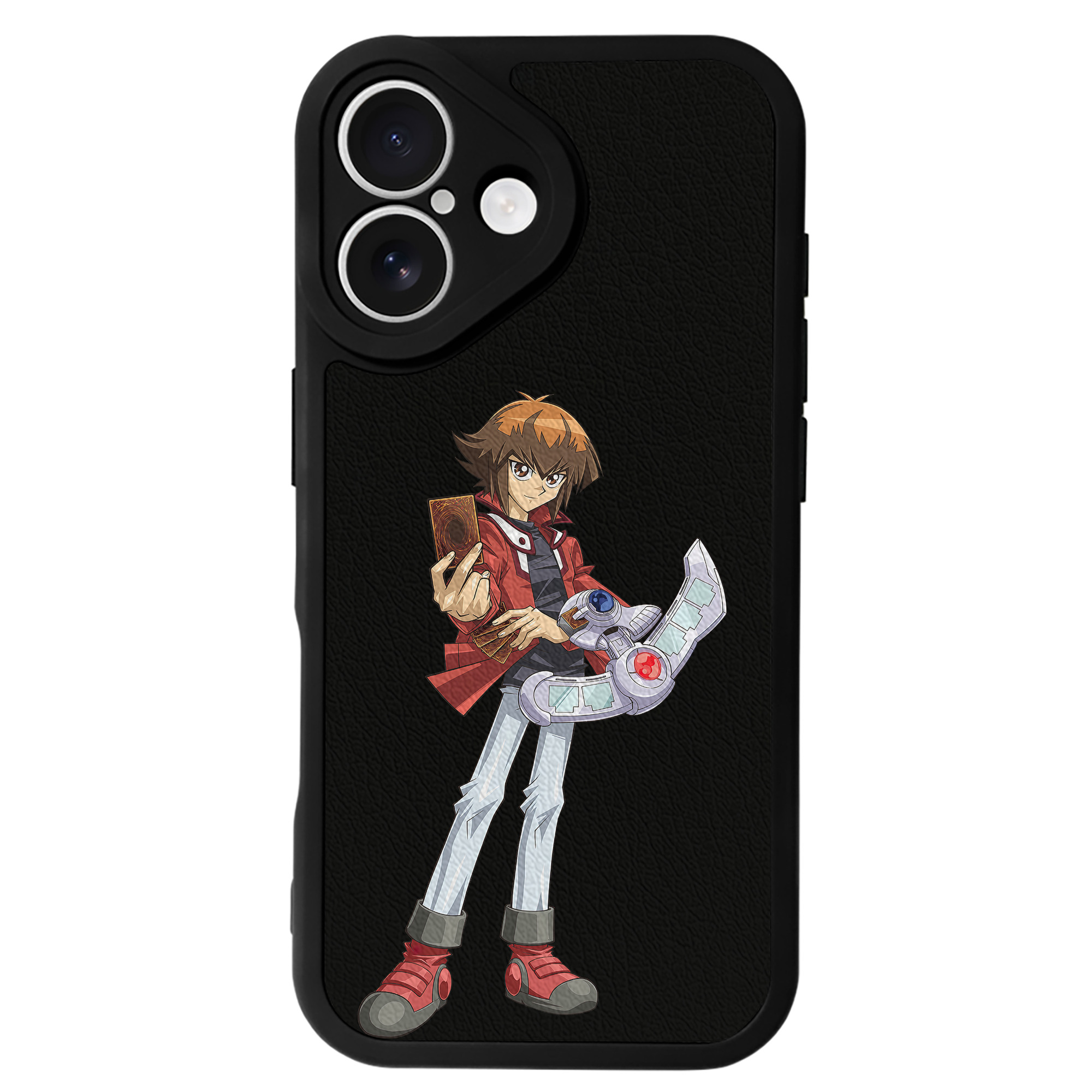 遊☆戯☆王 Yu-Gi-Oh! 【iPhone 16シリーズ対応】シリコンスマホケース（レザー調） 材質：シリコン